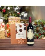 Wine & Chocolates – Magnifique!, wine gift baskets, Christmas gift baskets

