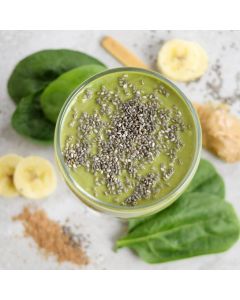 Green Monster Smoothie With Chia Seeds